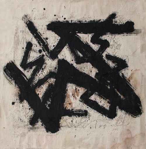 Brief. 2022 
Mischtechnik auf Papier
58 x 58 cm