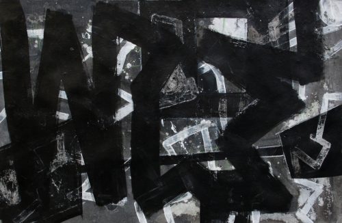 Große Sternenkarte. 2022 Mischtechnik auf Papier53 x 85 cm