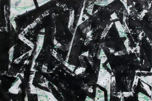 Labyrinth. 2022
Mischtechnik auf Papier
55 x 84 cm