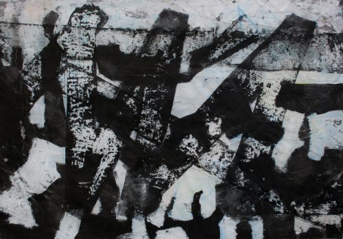 Schatten und Licht. 2022
Mischtechnik auf Papier
62 x 90 cm