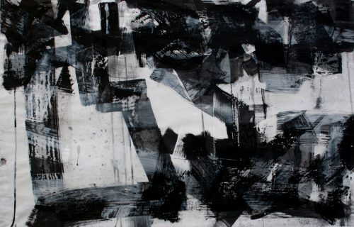Weg. 2022
Mischtechnik auf Papier
65 x 86 cm